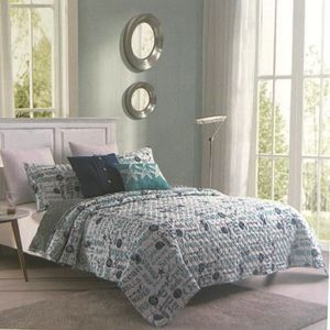 Coast & Como Bed Set | 4-Piece Twin Quilted Set